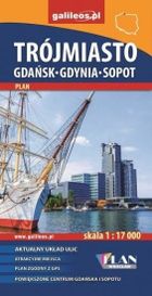 Plan -Trójmiasto. Gdańsk-Gdynia-Sopot 1:17 000