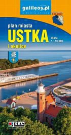 Plan miasta - Ustka i okolice 1:10 000
