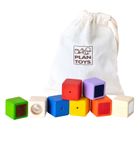 Plan Toys, Drewniane klocki interaktywne