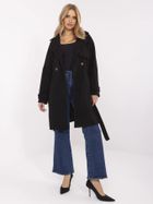 Płaszcz damski, czarny, Och Bella