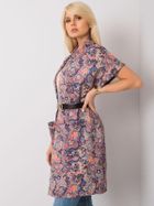 Płaszcz damski, fioletowy, Italy Moda