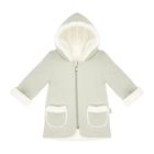 Płaszczyk dziewczęcy z kapturem, zielony, Nicol