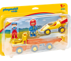 Playmobil, 1.2.3., Wyścigówka z lawetą, 6761