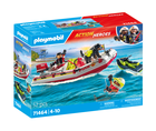 Playmobil, Action Heroes, Łódz straży pożarnej ze skuterem wodnym, 71464