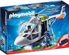 Playmobil, City Action, Helikopter policyjny z reflektorem LED, 6921