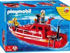 Playmobil, City Action, Łódź strażacka z armatką wodną, 3128