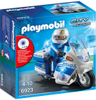 Playmobil, City Action, Motor policyjny ze światłem LED, 6923