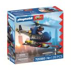 Playmobil, City Action, Policyjny helikopter z radarem, 72080