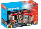 Playmobil, City Action, przenośna remiza strażacka, klocki