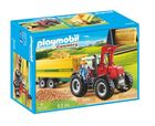 Playmobil, Country, duży traktor z przyczepą, 70131