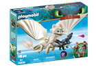 Playmobil, Dragons, Biała Furia z małym smokiem i dziećmi, 70038