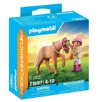 Playmobil, Duo Pack, Dziewczynka z kucykiem, 71887