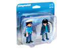 Playmobil, Duo Pack, Policjant i złodziej, 9218