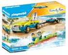 Playmobil, Family Fun, Auto z przyczepką na kanu, 70436