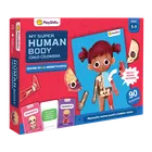 Playshifu, My Super Human Body, Ciało Człowieka, edukacyjne puzzle magnetyczne, 90 elementów