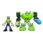 Playskool, Transformers, Rescue Bots, Boulder The Construction Bot & Graham Burns, zestaw 2 figurek