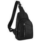 Plecak, czarny, skórzany, Rovicky