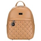 Plecak miejski, beżowy, skóra ekologiczna, Peterson