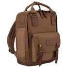 Plecak miejski, brązowy, Peterson