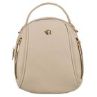 Plecak miejski, jasnobeżowy, skóra ekologiczna, Rovicky