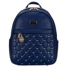 Plecak miejski, niebieski, skóra ekologiczna, Peterson