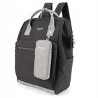 Plecak podróżny, bagaż podręczny do samolotu, czarny, Himawari