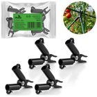 Plonos, złączki do tyczek, czarne, 11 mm, typu A, 4 szt., PL-941