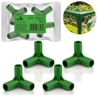 Plonos, złączki do tyczek, zielone, 11 mm, typu 3, 4 szt, PL-941