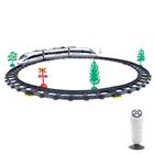 Pociąg, kolejka zdalnie sterowana, światło i dźwięk, 30 elementów