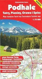 Podhale. Tatry, Pieniny, Orawa i Spisz. Mapa turystyczna 1:75 000