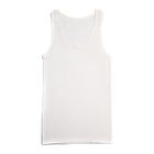 Podkoszulek damski bez rękawów, ecru, e.Femme