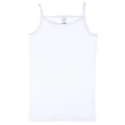 Podkoszulek dziecięcy na ramiączka, biały, Olimpias