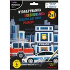Pojazdy. Wydrapywanka z kolorowanką 2w1