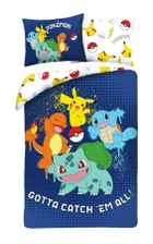 Pokemon, 2-częściowy komplet pościeli, 140-200 cm