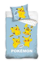 Pokemon, 2-częściowy komplet pościeli bawełnianej, 140-200 cm