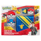 Pokemon, Clip 'N' Go Bandolier Set, Pikachu, pas trenera, zestaw z torbą i figurką