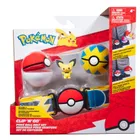 Pokemon, Clip‘n’Go, Poke Ball Belt Set, pas trenera z figurką Pichu