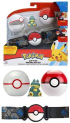 Pokemon, Clip'N'Go Poke Ball, pas z kulami i figurką