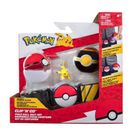 Pokemon, Clip'N'Go Pokeball, Luxury Ball, Pikachu, Seria 10, pas z kulami i figurką