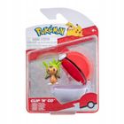 Pokemon, Clip'N'Go, Seria 14, zestaw Poke Ball z figurką Chespin