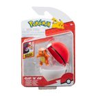 Pokemon, Clip'n'Go, zestaw Poke Ball z figurką Charmandera