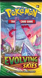 Pokemon TCG: Evolving Skies Booster, gra karciana, 1 szt.