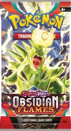 Pokemon TCG: Scarlet and Violet: Obsidian Flames, Booster, gra karciana, dodatek, 1 szt.