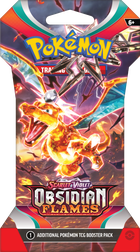 Pokemon TCG: Scarlet and Violet: Obsidian Flames, Sleeved Booster, gra karciana, dodatek, 1 szt.