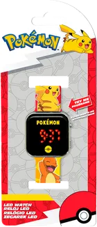 Pokemon, zegarek LED z kalendarzem