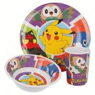 Pokemon, zestaw śniadaniowy z melaminy