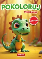 Pokoloruj dinozaury z naklejkami