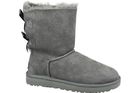 Półbuty damskie, szare, UGG Bailey Bow II