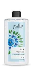 Polka, Len, Oczyszczenie+Ukojenie, płyn micelarny do twarzy, 400 ml