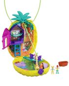 Polly Pocket, kompaktowa torebka Ananas, zestaw z laleczkami i akcesoriami